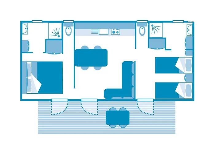 Provencal 4p 2bdrms Aircon Сен-Глф